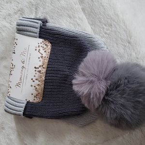 Mommy & Me Knit Beanie Set